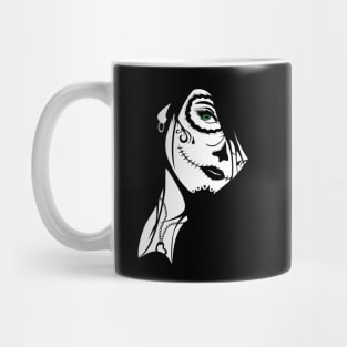 Sugar Skull Girl Art Mug